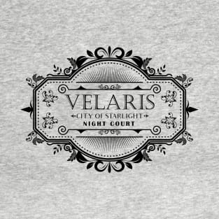 Velaris City Of Starlight Night Court Acotar SJM Merch Retro Vintage Bookish Fantasy Book Lover T-Shirt